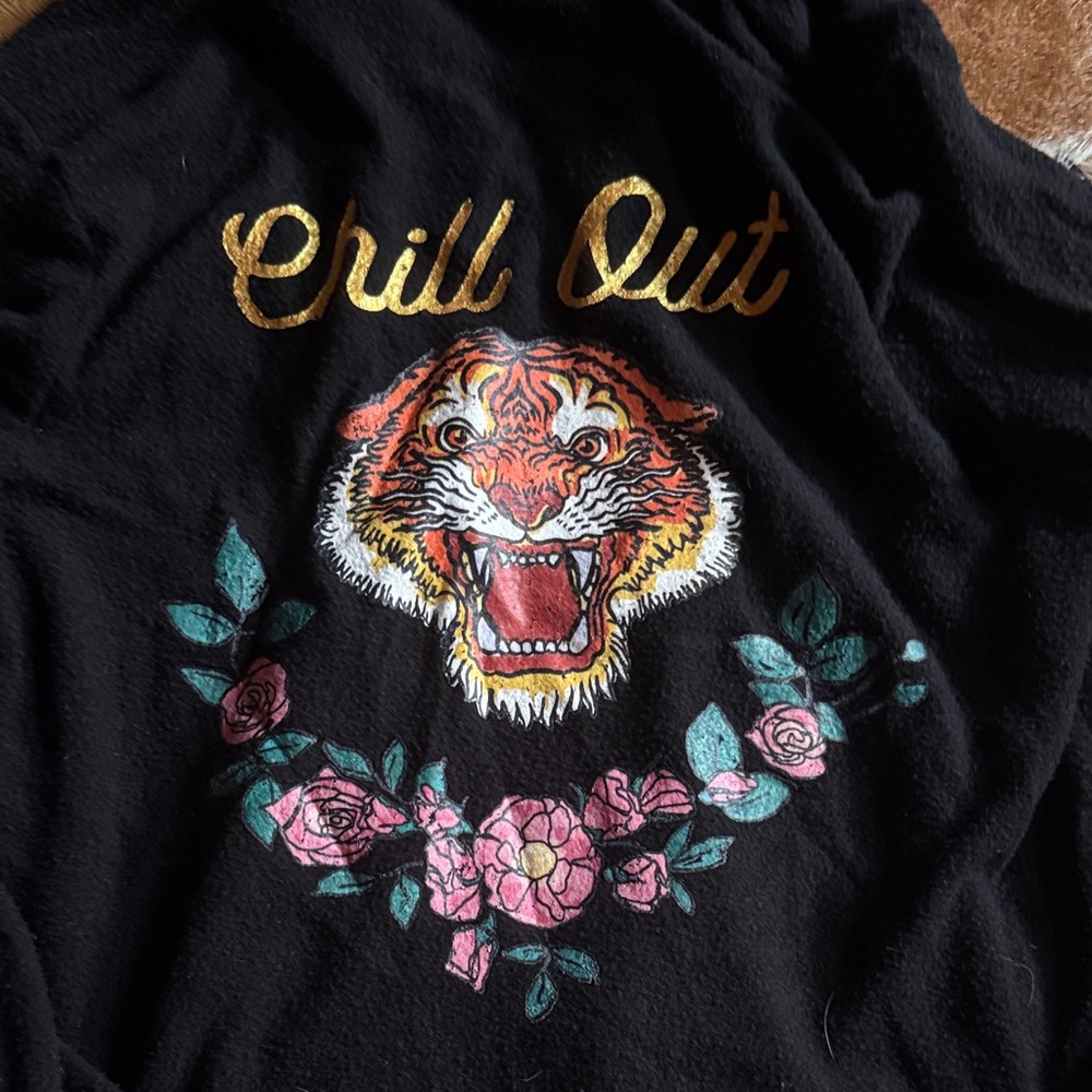 Chaser Black Jacket With Tiger Patch - image 4